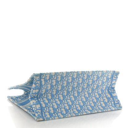 Christian Dior Oblique Medium Book Tote Light Blue 4 of 8