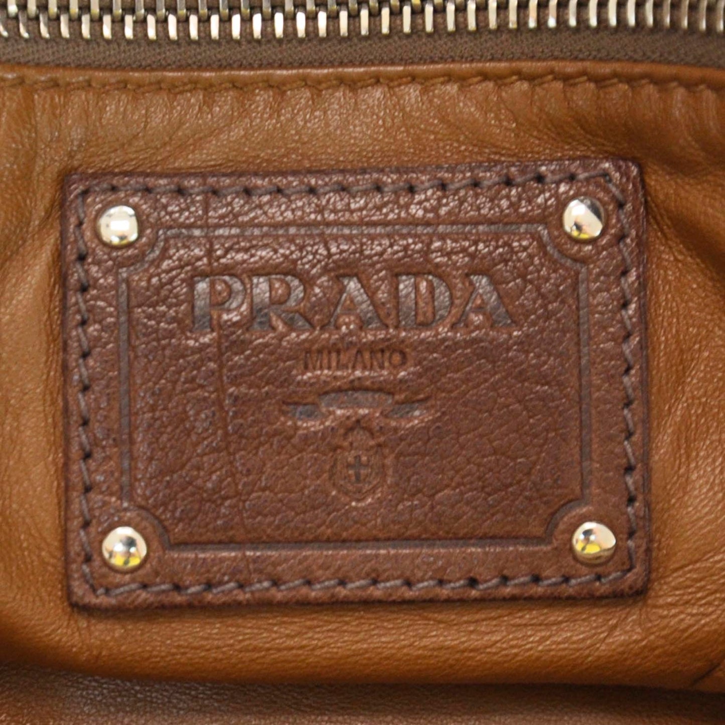 Washed Bauletto Bag Cocco