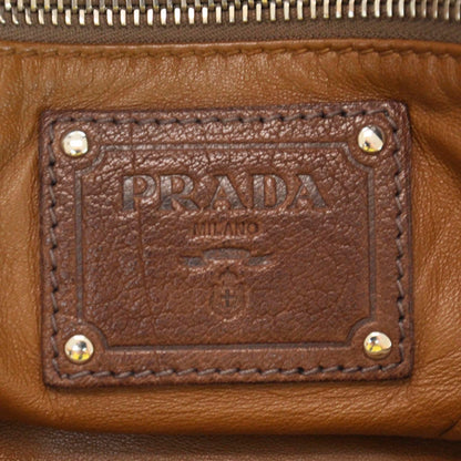Prada Washed Bauletto Bag Cocco 8 of 11