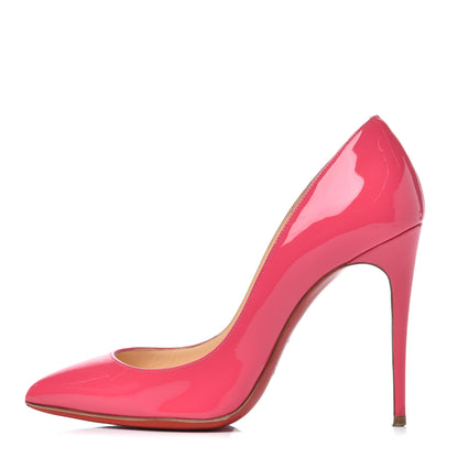 Christian Louboutin Patent Pigalle Follies 100 Pumps 35 Pinky 1 of 13