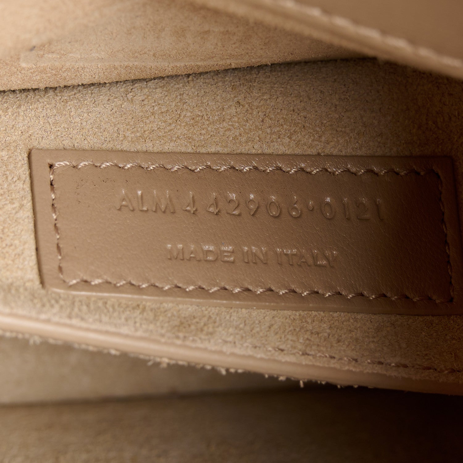 Saint Laurent Calfskin Medium Monogram Sunset Dark Beige 8 of 13
