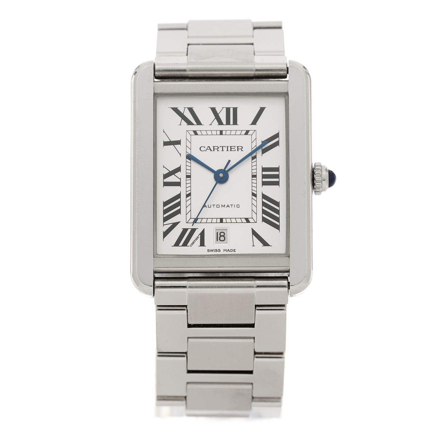 Stainless Steel 31mm Tank Solo Automatic Watch
