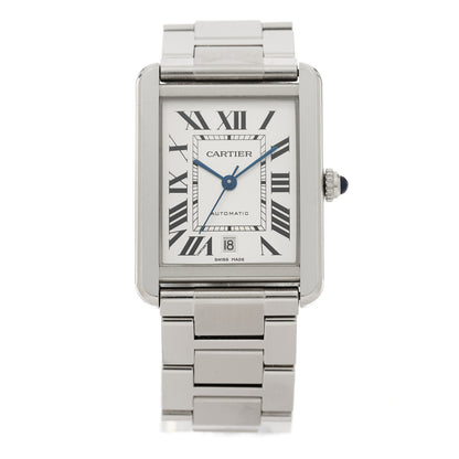 Cartier Stainless Steel 31mm Tank Solo Automatic Watch 1 of 4