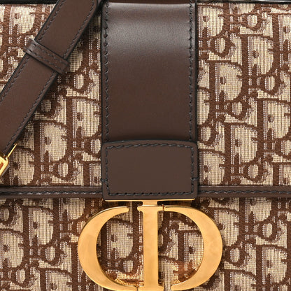 Christian Dior Oblique 30 Montaigne Flap Bag Brown 7 of 9