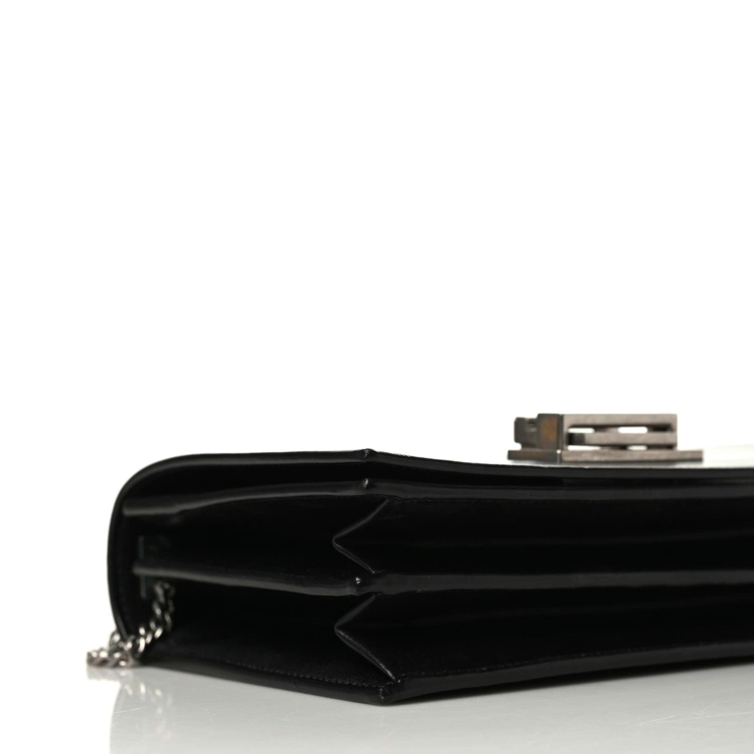 Saint Laurent Calfskin Metropolis Chain Shoulder Bag Black 6 of 10