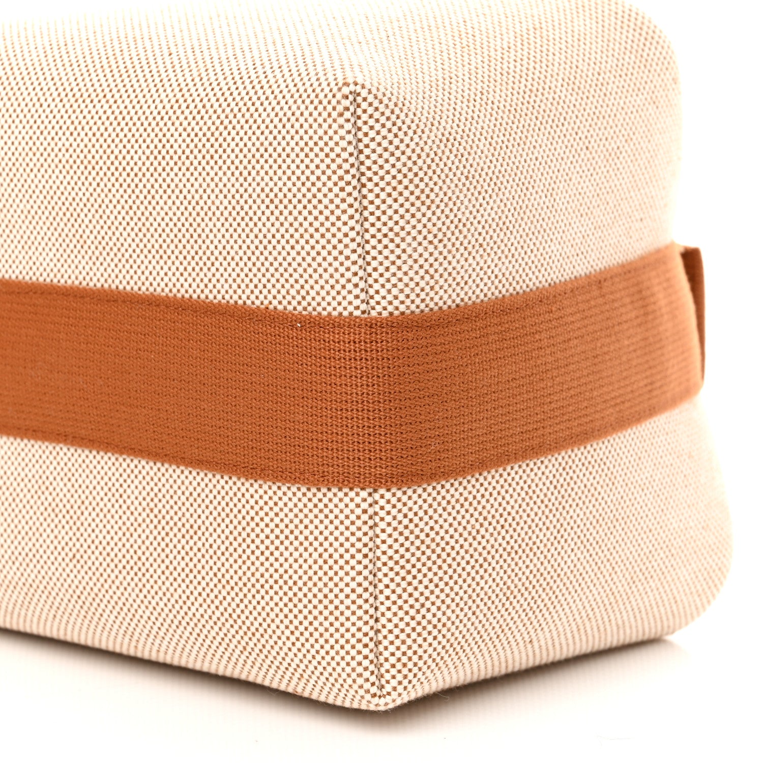 Hermes Canvas Large Bride-A-Brac Cabriole Case Biscuit 10 of 10