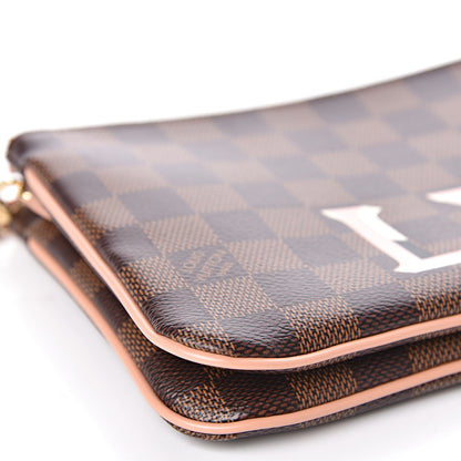 Louis Vuitton Damier Ebene Double Zip Pochette 8 of 11