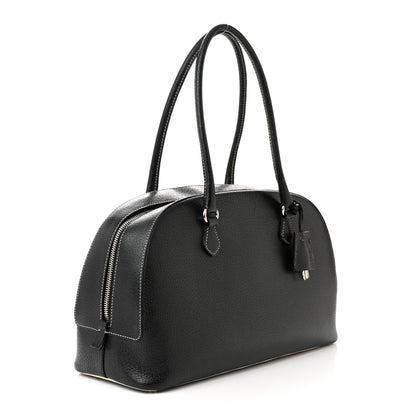 Prada Goatskin Bowling Bag Black 3 of 14