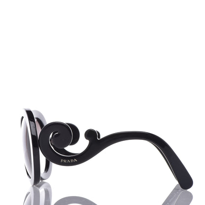 Prada Baroque Sunglasses SPR 27N Black 3 of 7