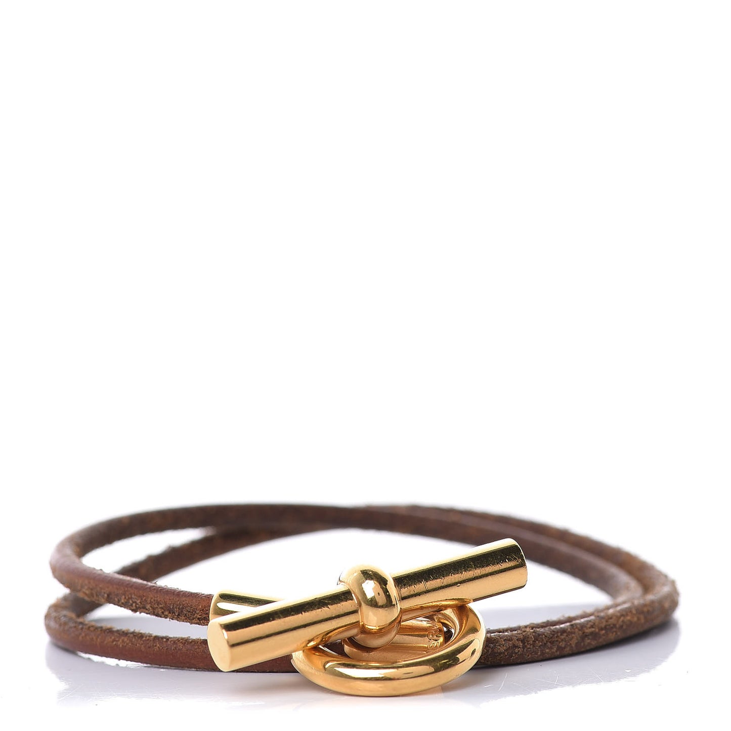Natural Bridle Glenan Bracelet Bouton