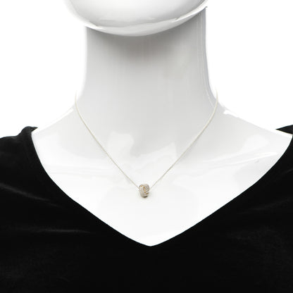 Tiffany Sterling Silver Twist Knot Pendant Necklace 2 of 5