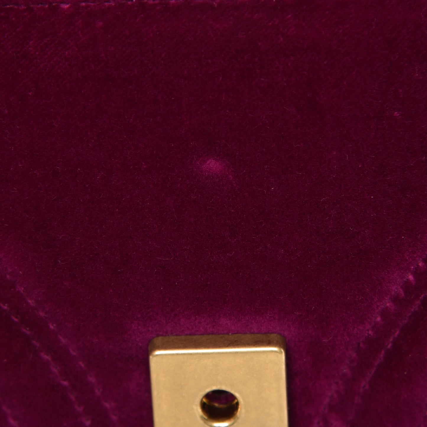 Velvet Matelasse Mini GG Marmont Shoulder Bag Fuchsia Violet Cyclamen