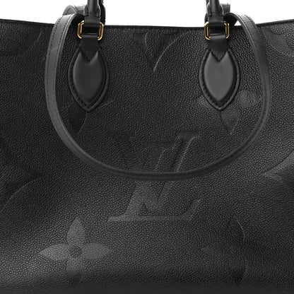 Louis Vuitton Empreinte Monogram Giant Onthego MM Black 7 of 15