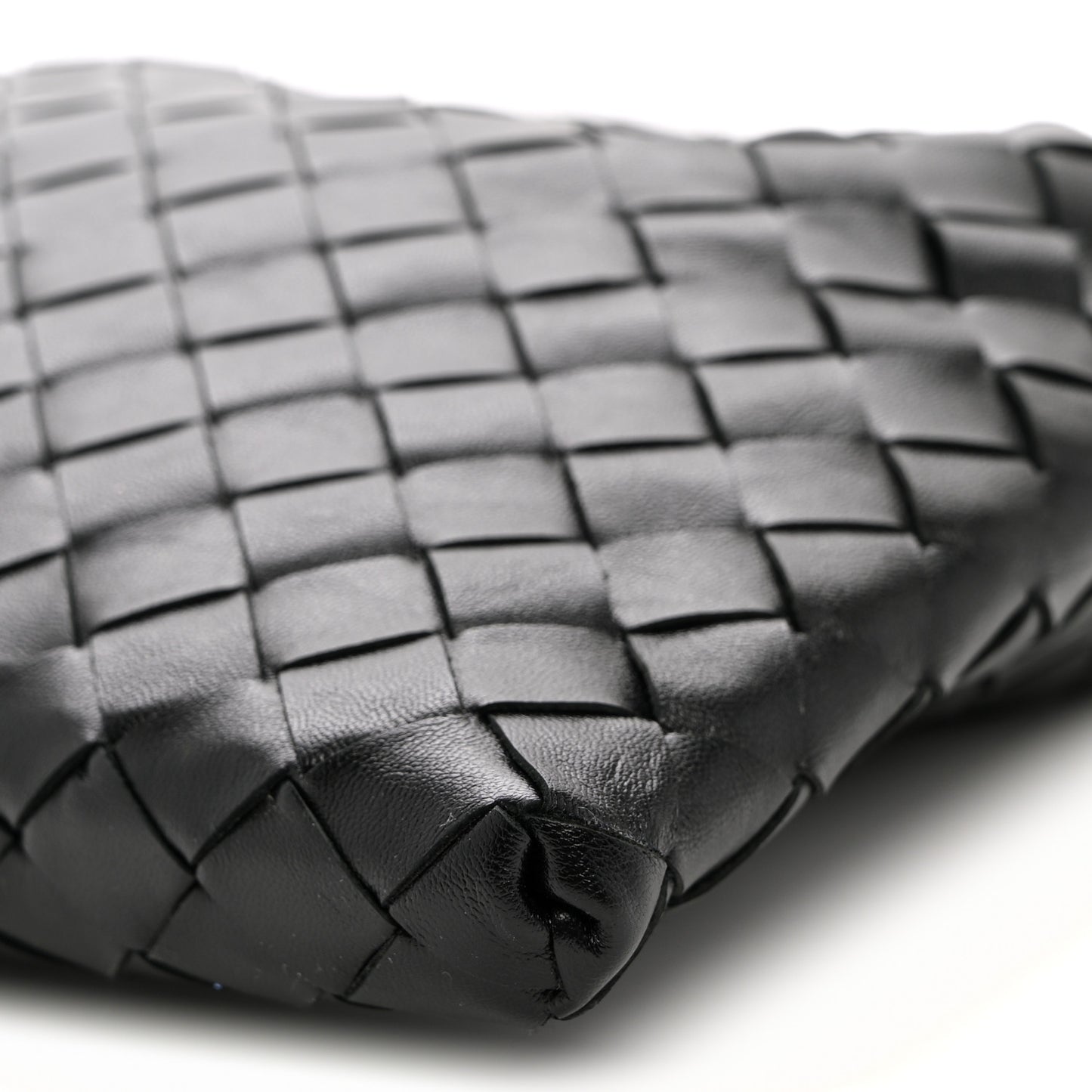 Calfskin Intrecciato Mini Hop Black