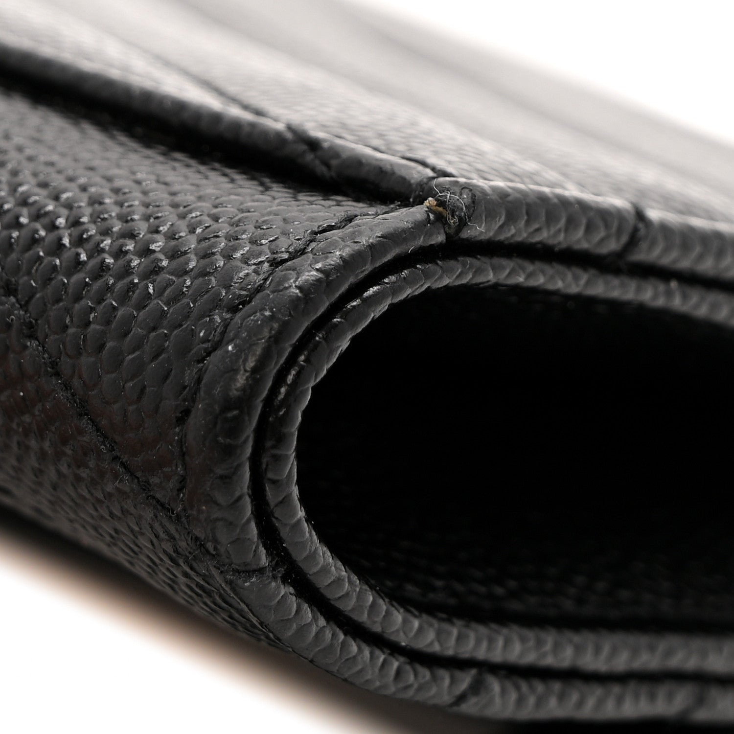 Saint Laurent Grain De Poudre Matelasse Chevron Monogram Envelope Clutch Black 12 of 12