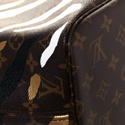 Louis Vuitton X LOL Monogram Neverfull MM Gold Silver 10 of 11