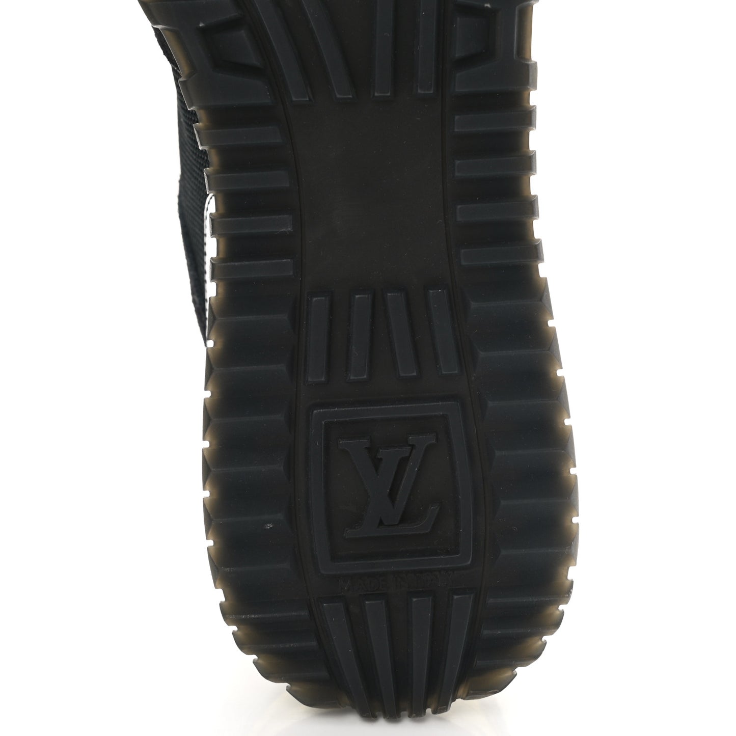 Suede Monogram Run Away Sneakers 37 Black