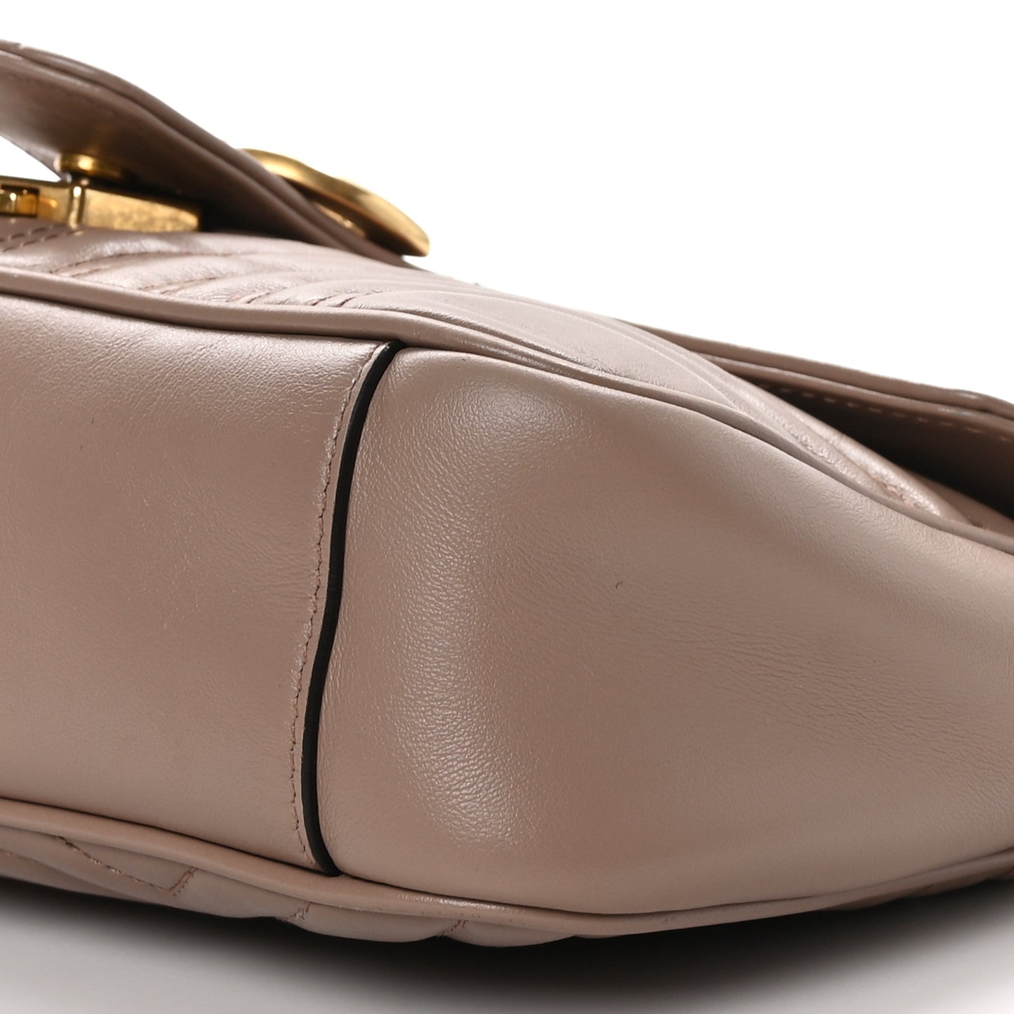 Calfskin Matelasse Small GG Marmont Shoulder Bag Porcelain Rose