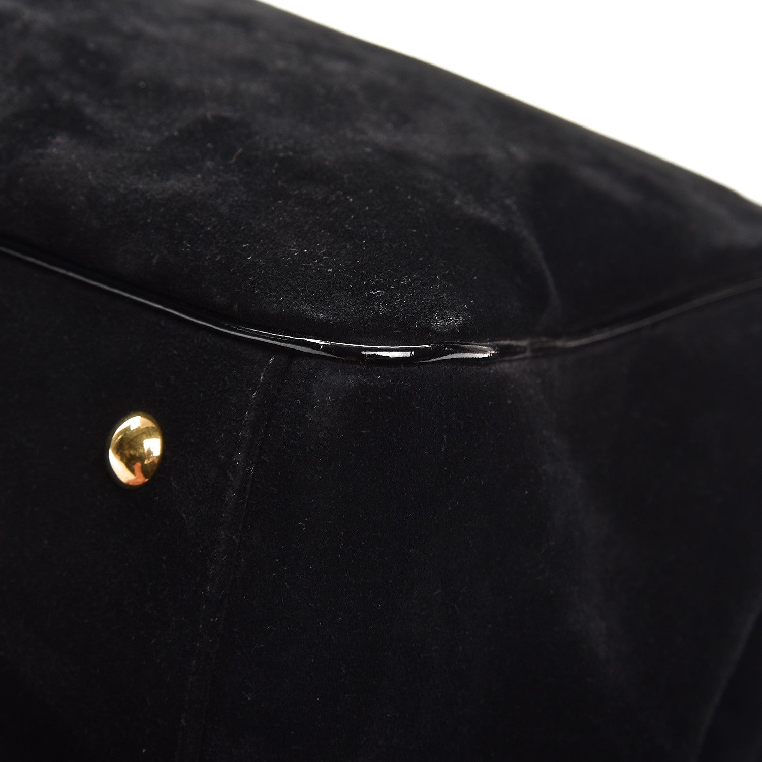 Gucci Suede Medium 1973 Top Handle Satchel Black 15 of 15