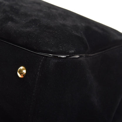 Gucci Suede Medium 1973 Top Handle Satchel Black 15 of 15