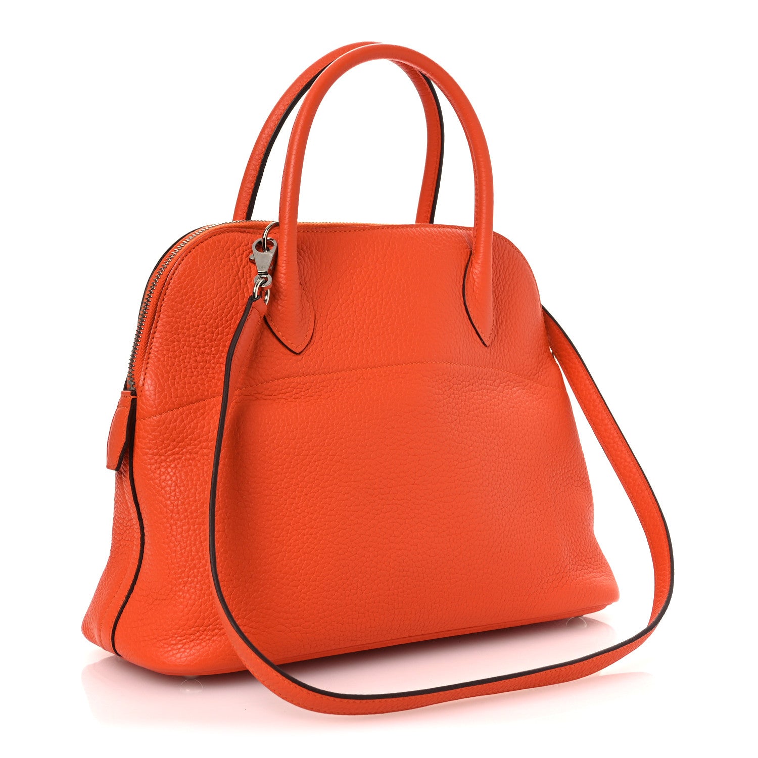 Hermes Taurillon Clemence Bolide 31 Orange Orange 3 of 12