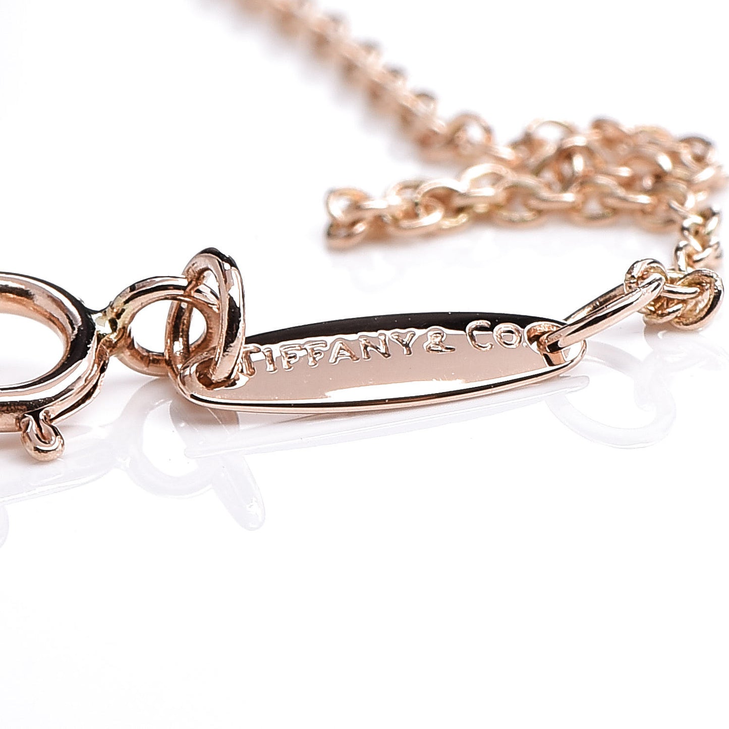 18K Rose Gold Diamond .08ct Elsa Peretti Diamonds by the Yard Bracelet