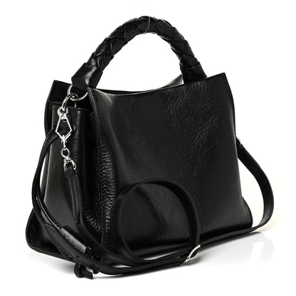 Mulberry Glossy Calfskin Small Iris Tote Black 3 of 11