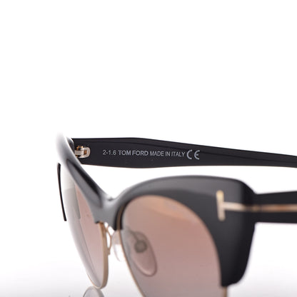 Tom Ford Lola Cat Eye Sunglasses TF387 Black 7 of 9