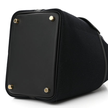 Hermes Toile Goeland Swift Cargo Picotin Lock 18 Black 9 of 10