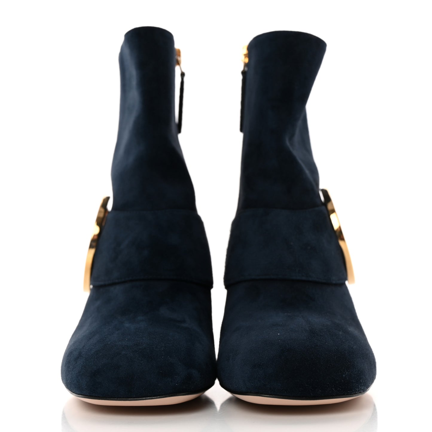 Suede Cachemire Blondie 55mm Ankle Boots 37 Blondie Blue