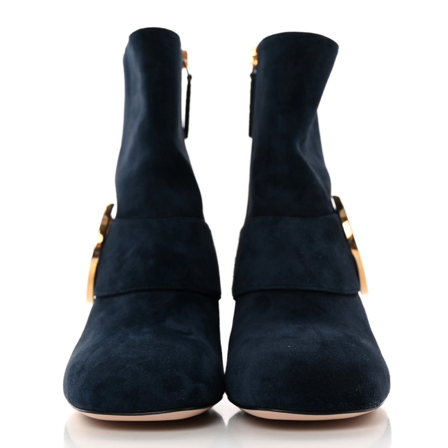 Gucci Suede Cachemire Blondie 55mm Ankle Boots 37 Blondie Blue 2 of 11