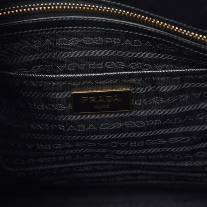 Prada Saffiano Medium Galleria Double Zip Tote Black 7 of 8