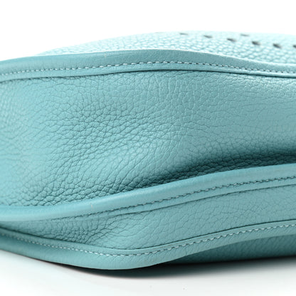Hermes Taurillon Clemence Evelyne III PM Bleu Atoll 9 of 12