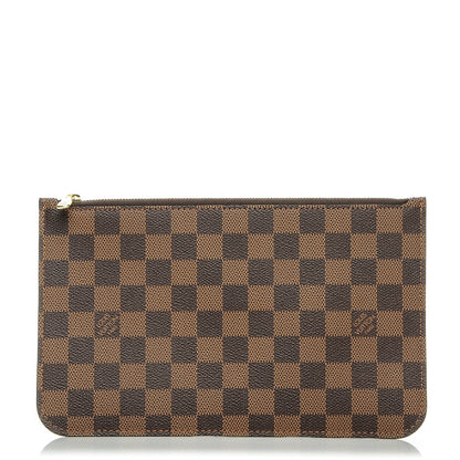 Louis Vuitton Damier Ebene Neverfull MM GM Pochette 1 of 7