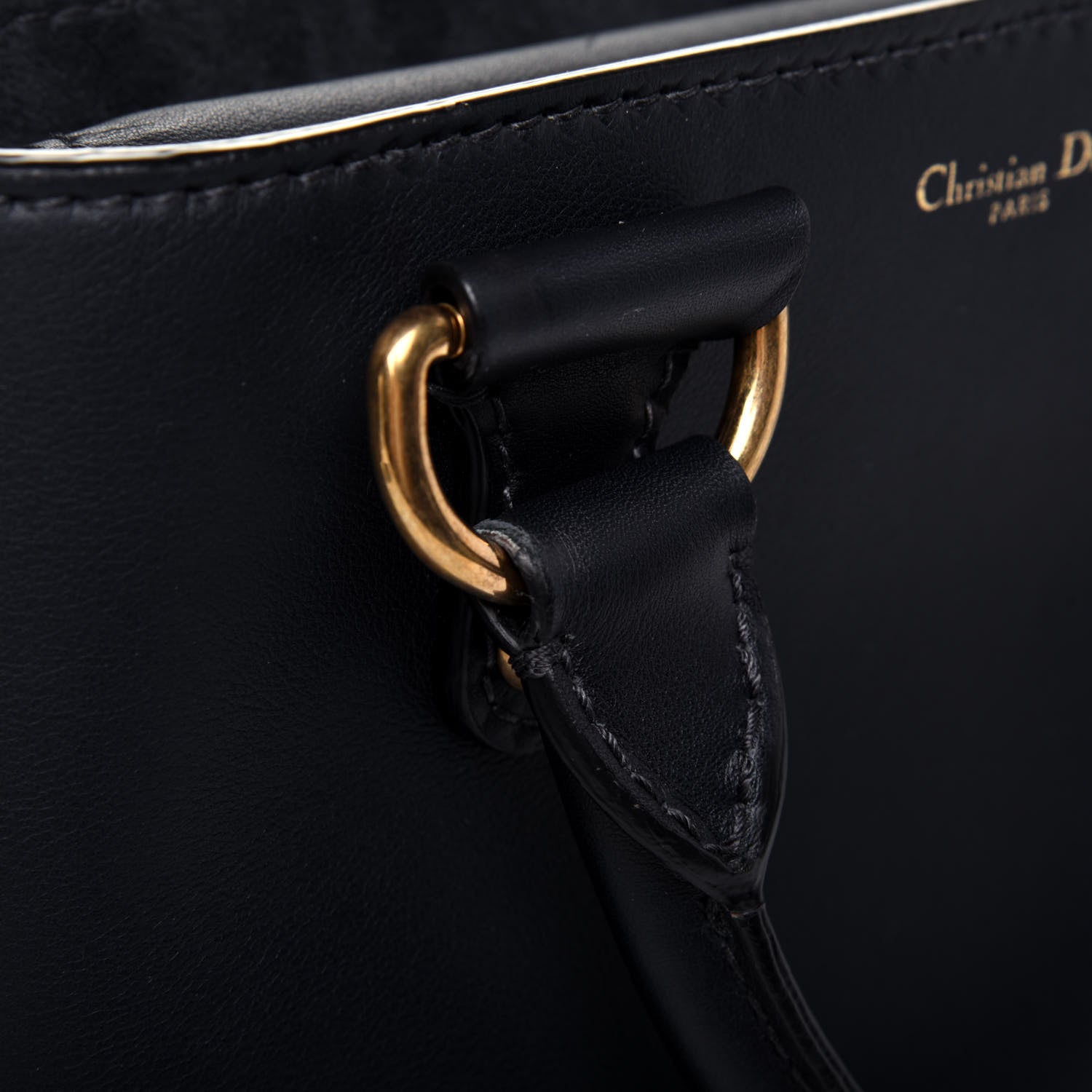 Christian Dior Smooth Calfskin Studded DiorAvenue Small Bag Navy 18 of 20