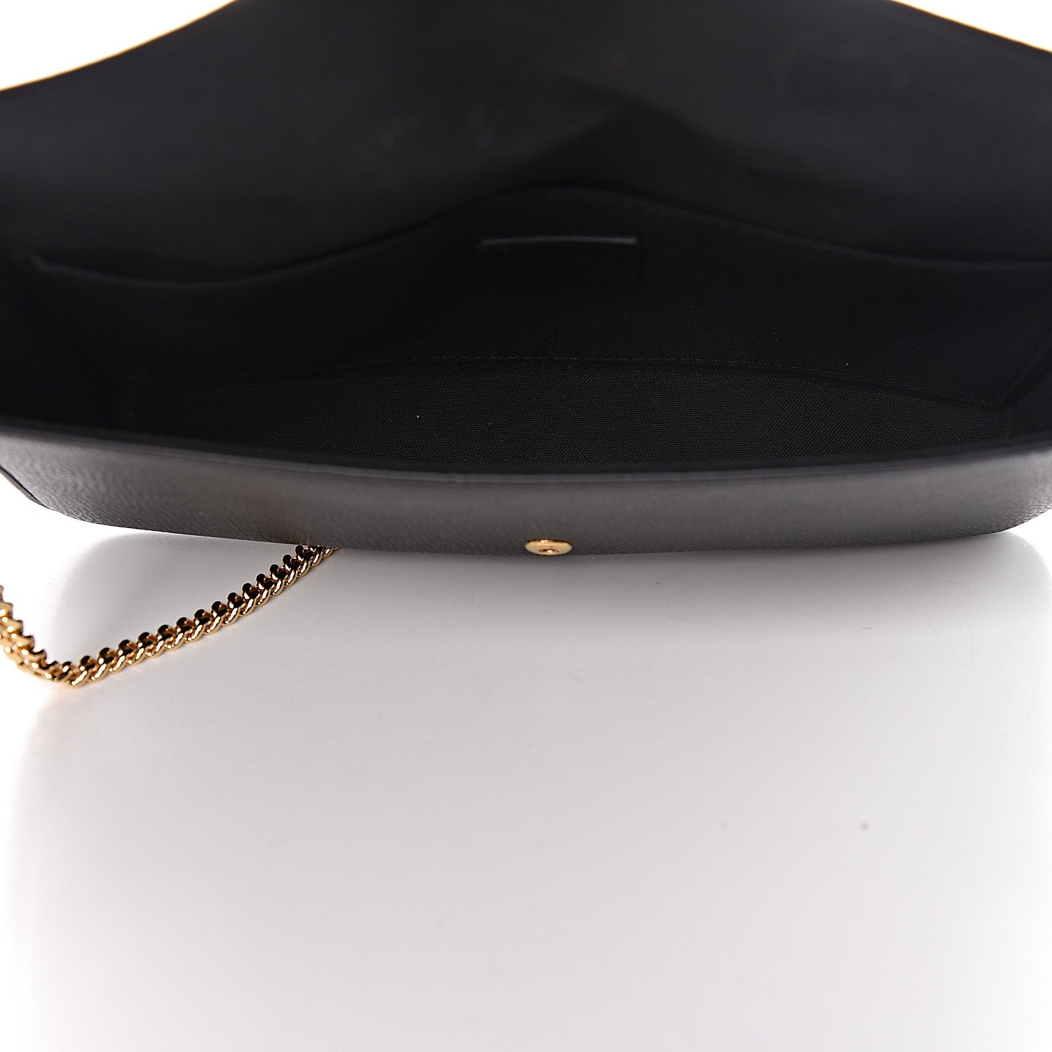 Fendi Vitello Cruise F is Fendi Envelope Wallet on Chain with Pouches Black 7 of 13