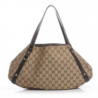 Gucci Monogram Medium Abbey Shoulder Bag Dark Brown 1 of 7