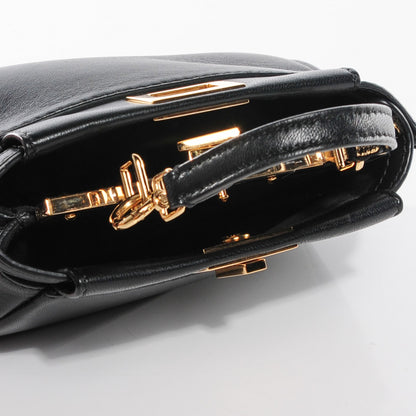 Fendi Nappa Micro Peekaboo Iconic Satchel Black 8 of 8