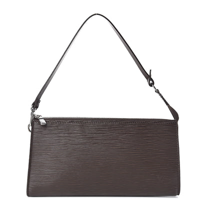 Louis Vuitton Epi Pochette Accessories 24 Moka 1 of 11