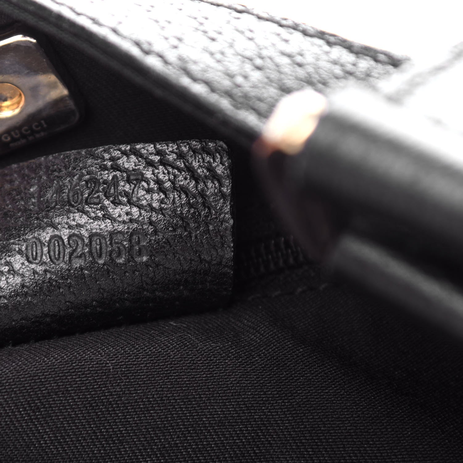 Gucci Monogram Abbey D Ring Tote Black 7 of 11