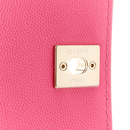 Chanel Caviar Quilted Extra Mini Coco Handle Flap Rose 7 of 12