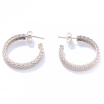 Tiffany Sterling Silver Small Somerset Hoop Earrings 1 of 4