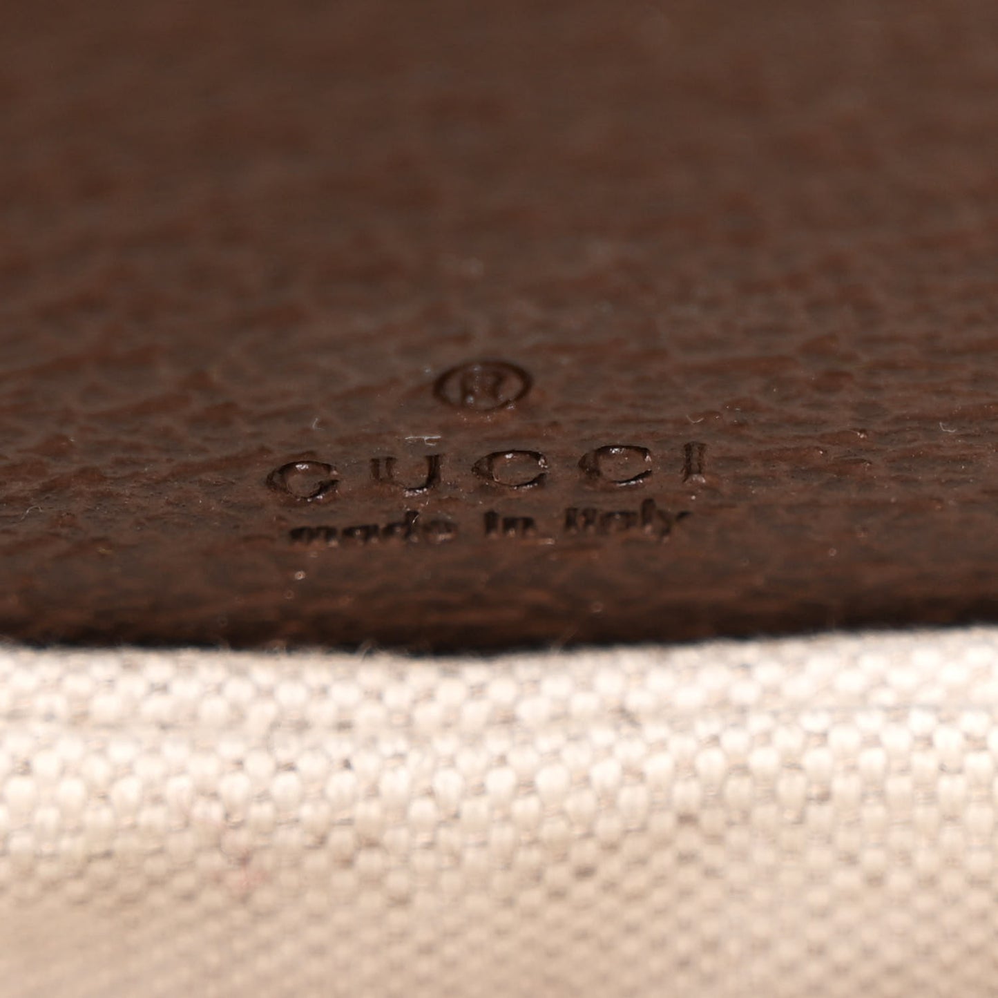 Monogram Jumbo GG Textured Dollar Calfskin Web Mini Bamboo 1947 Top Handle Bag Camel Ebony New Acero