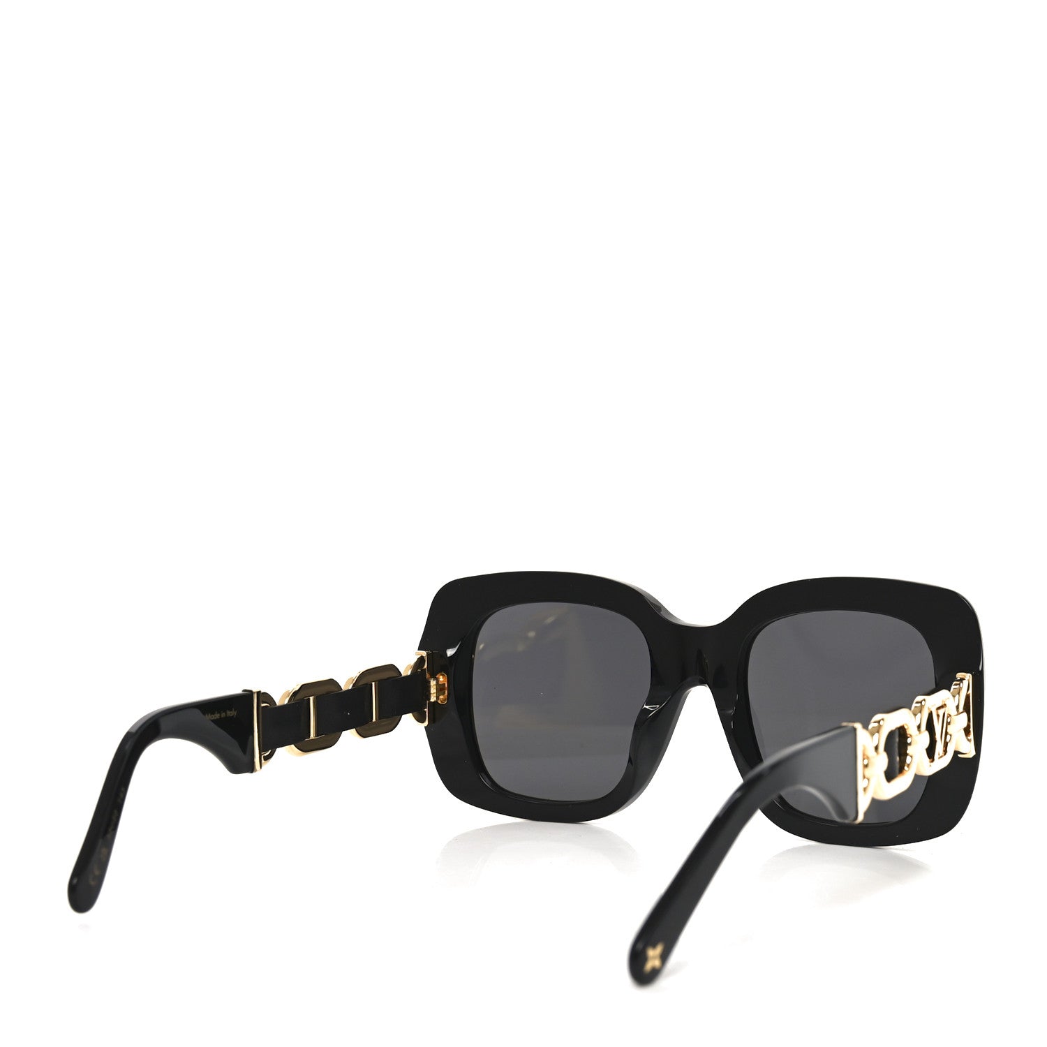 Louis Vuitton Acetate LV Chain Braided Maxi Square Sunglasses