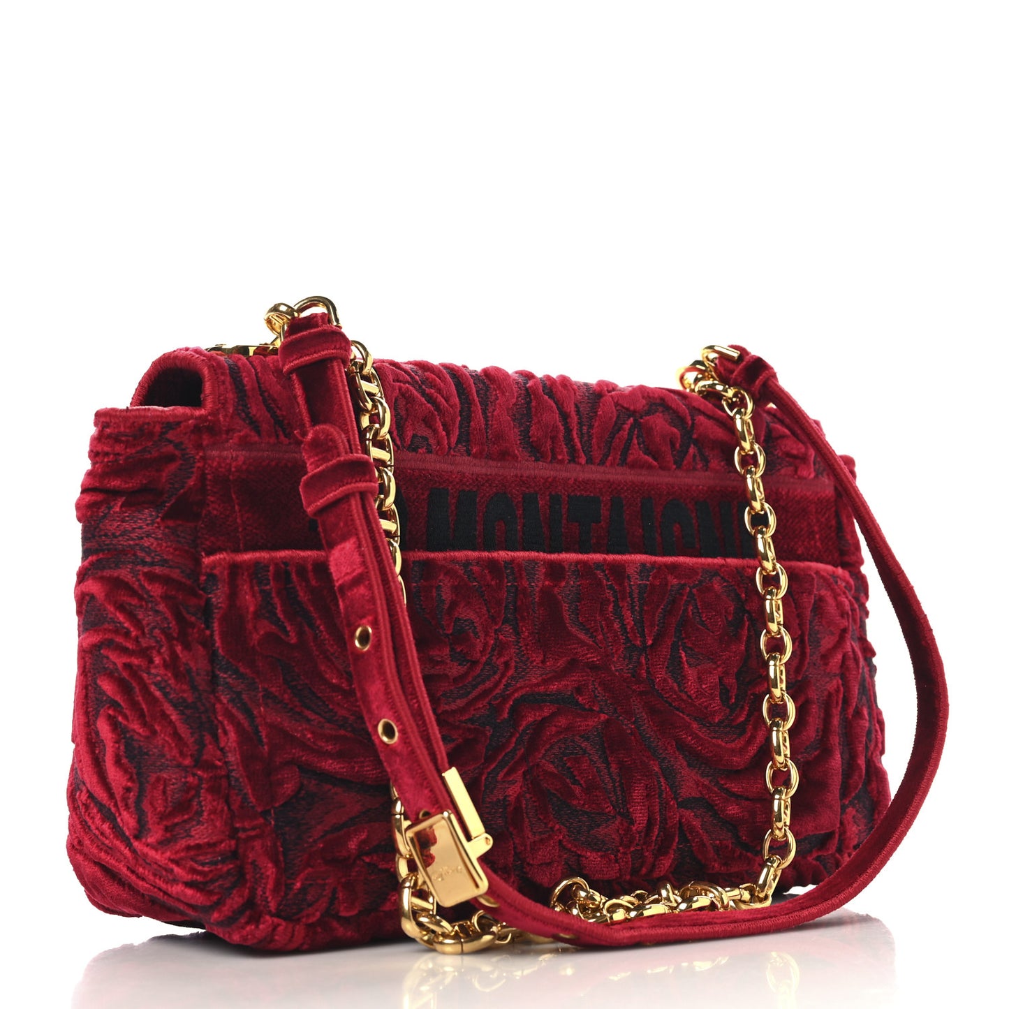 Velvet Rose Medium Caro Bag Rouge
