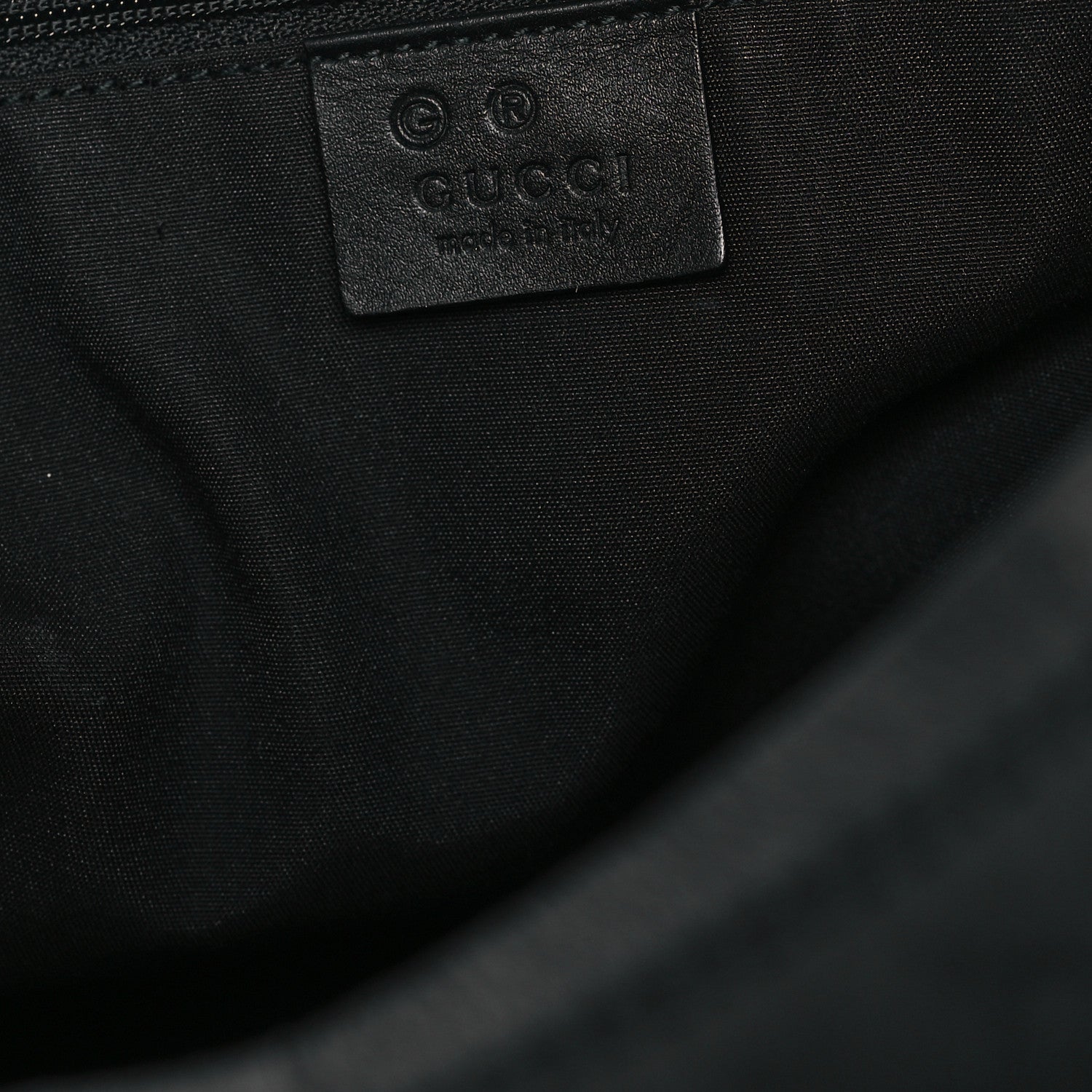 Gucci Nylon Monogram Large Hobo Black 6 of 17