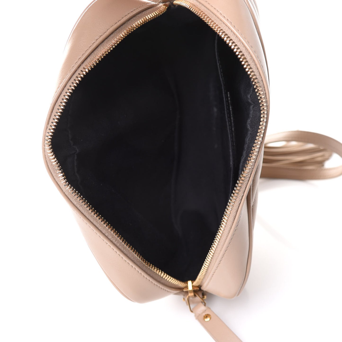 Calfskin Matelasse Monogram Lou Camera Bag Nude Powder