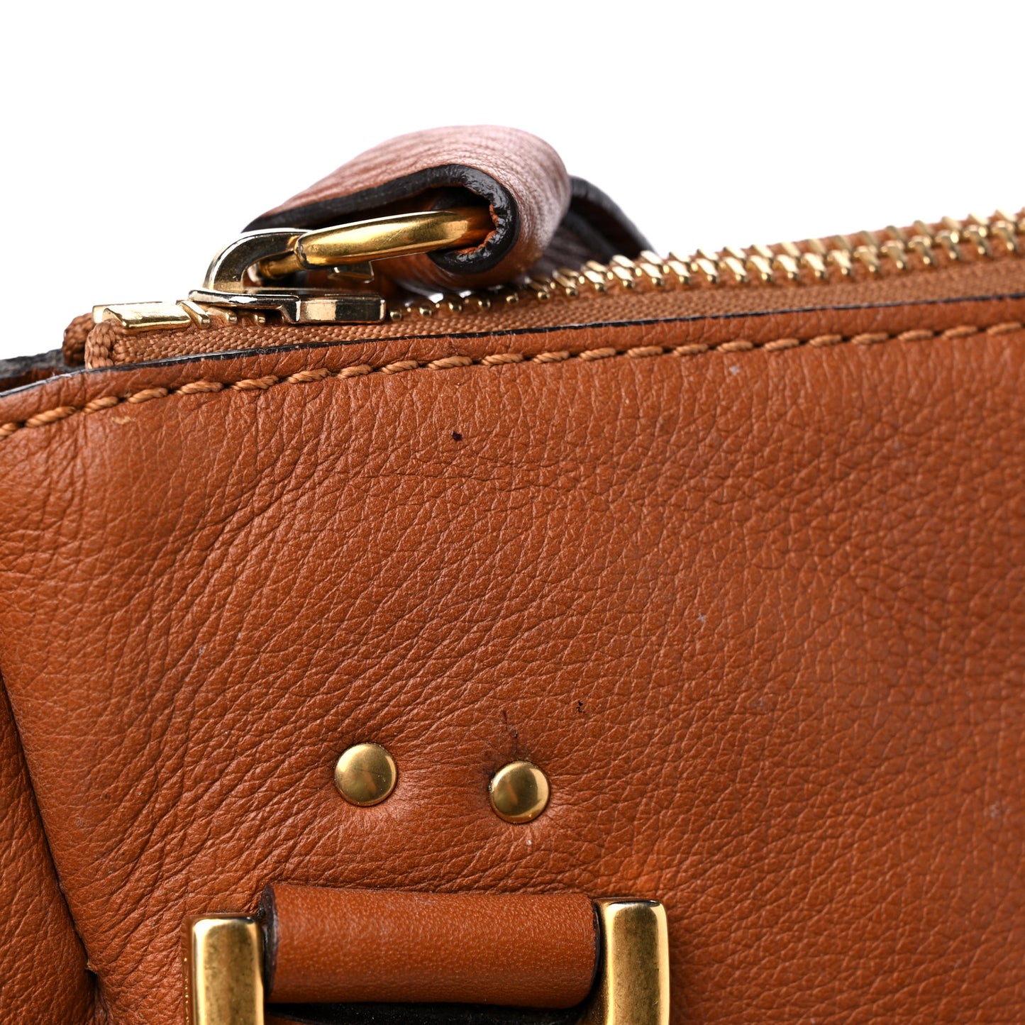 Calfskin Medium Marcie Satchel Tan