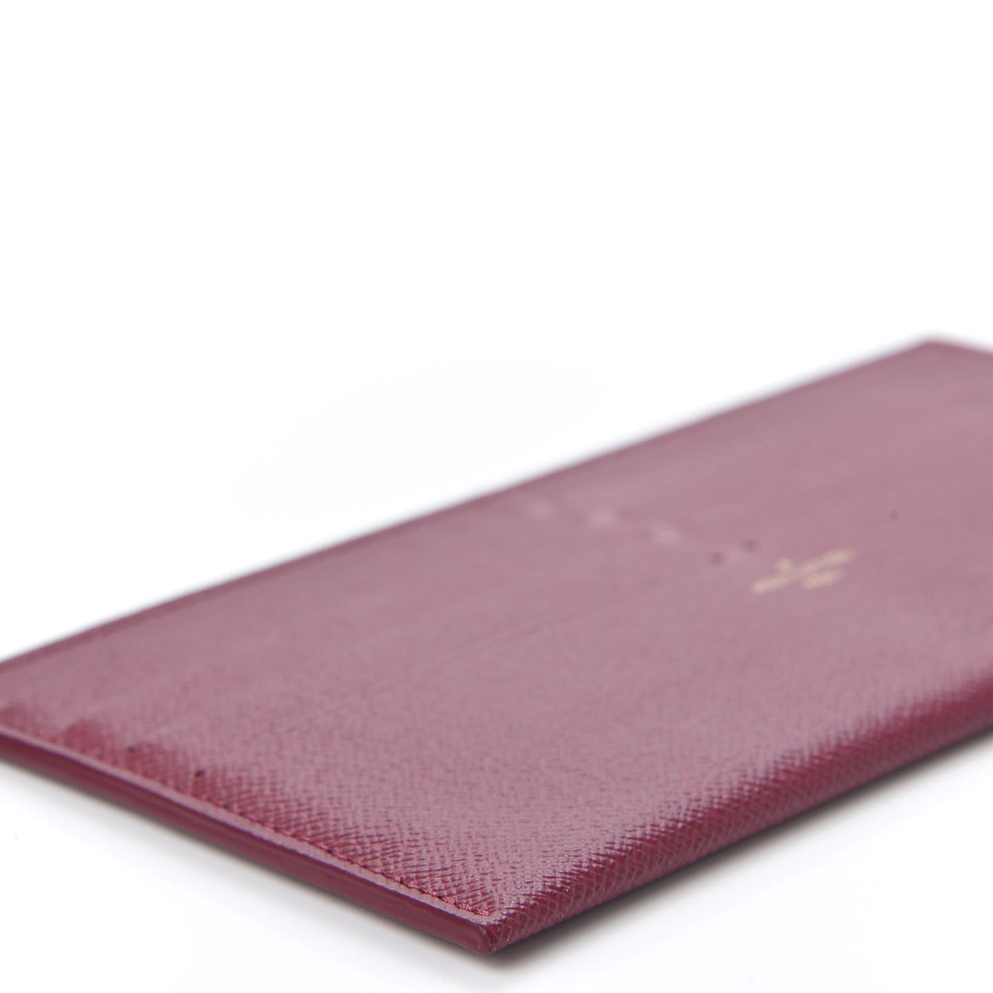 Calfskin Felicie Card Holder Insert Fuchsia