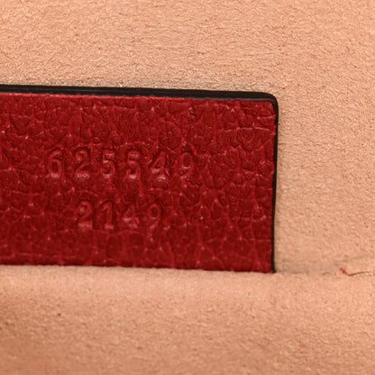 Gucci GG Supreme Monogram Flora Web Ophidia Pouch Red 7 of 10